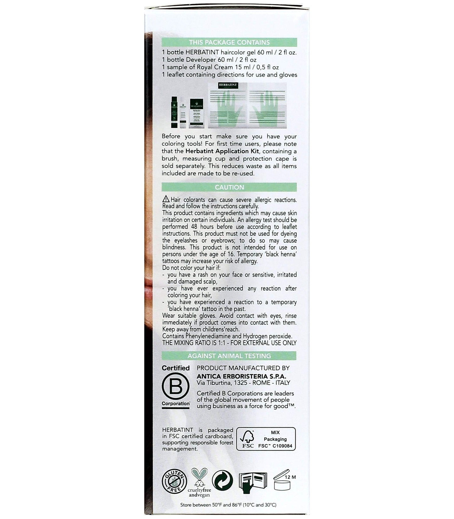 Herbatint Permanent Herbal Haircolour Gel 5D Light Golden Chestnut - 135 mL