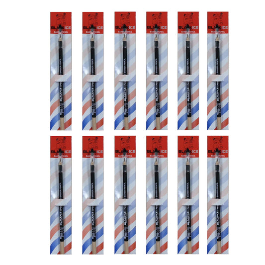 Black Ice Spray Barber Pencil (Tan) - 12 Pieces, Tool can be Used for Making Distinctive Beard, Mustache and Eyebrow Arches, Color:Tan, Pencil to Fill