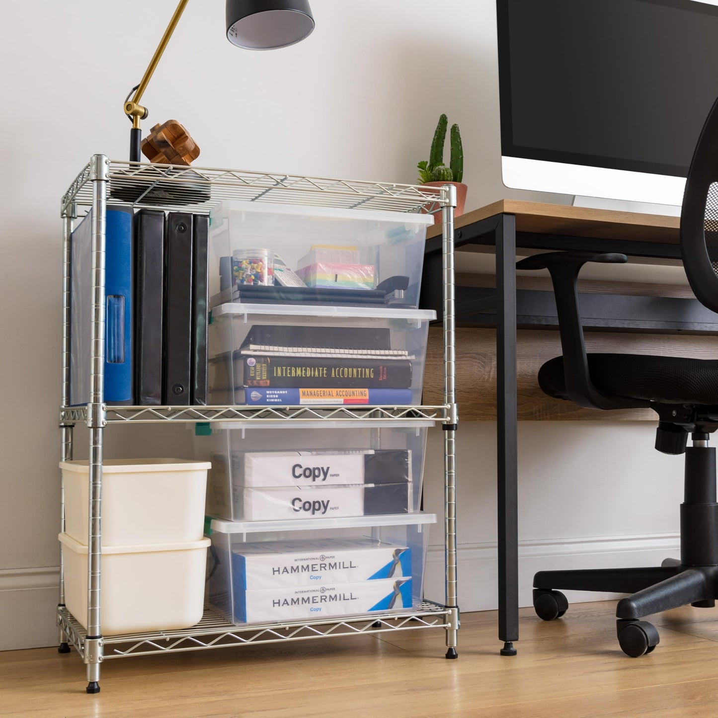 IRIS USA 12 Qt. Plastic Storage Bins Containers with Lids, 4 Pack, Small Sensory Bin, Craft Storage, Craft Organizers & Storage, Organizing Container…