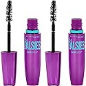 Maybelline Volum' Express Falsies Volumizing, Washable Mascara, Blackest Black, 2 Count