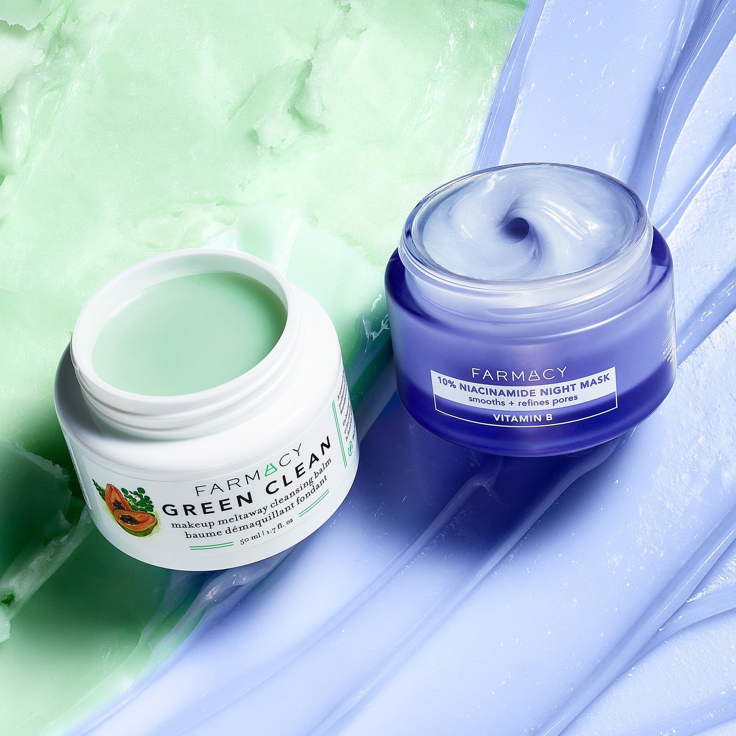 Farmacy Niacinamide Overnight Face Mask - Pore Refining Facial Mask with 10% Niacinamide - Replenishes Moisture Barrier with 3% Panthenol + Blueberry
