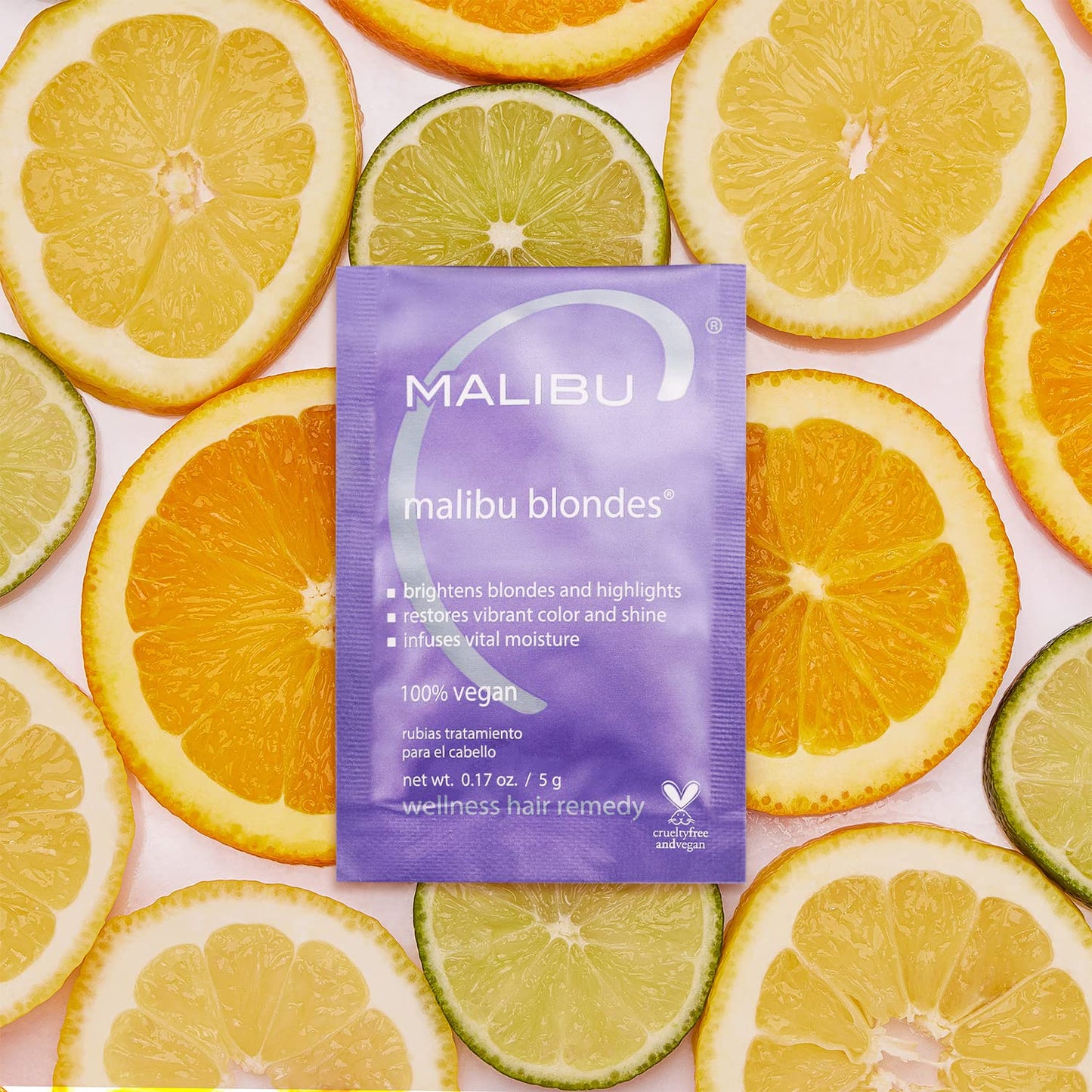 Malibu C Blondes Wellness Remedy - Removes Discoloration from Bleached, Highlighted or Natural Blonde Hair + Restores Vibrance and Shine with Vitamin