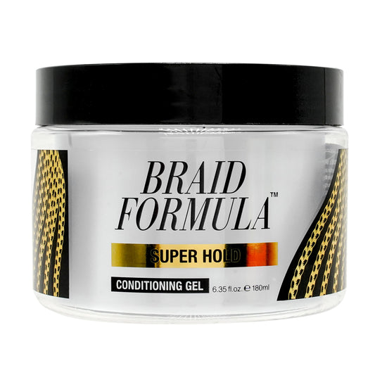 EBIN NEW YORK Braid Formula Conditioning Gel, Super Hold, 6.35 Oz | Great for Braiding, Twisting, Edges, No Residue, No Flaking, Strong Hold, High