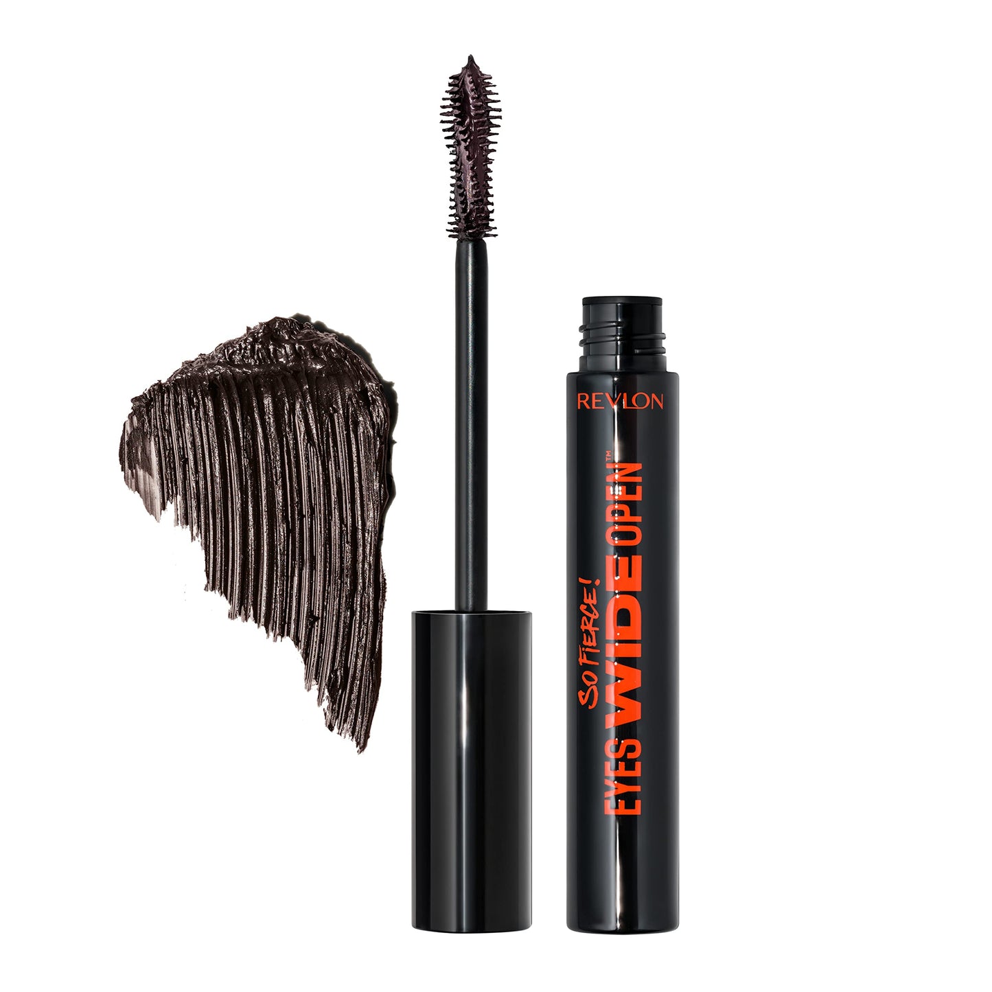 Revlon So Fierce Eyes Wide Open Mascara with Push-up Brush, For Volumizing & High Lifting Eyelashes, Smudge-proof, Flake Resistant, 103 Black Brown…