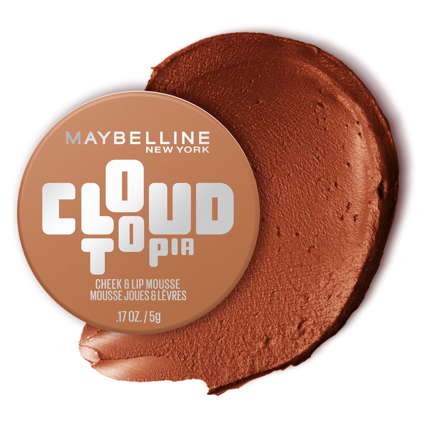 Maybelline Cloudtopia Blush for Cheeks and Lip Mousse, Ultra-Vivid, Pigmented Formula for Up to 14HR of Blush and Lip Makeup Color, Toasted Sky, 1 Beauty and Personal Care MAYBELLINE Default Title