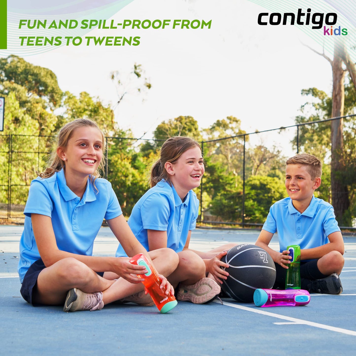 Contigo Swish Autoseal Water Bottle, Large BPA Free Drinking Bottle, Leakproof Gym Bottle, Ideal for Sports, Running, Bike, Running, Hiking, 500 ml