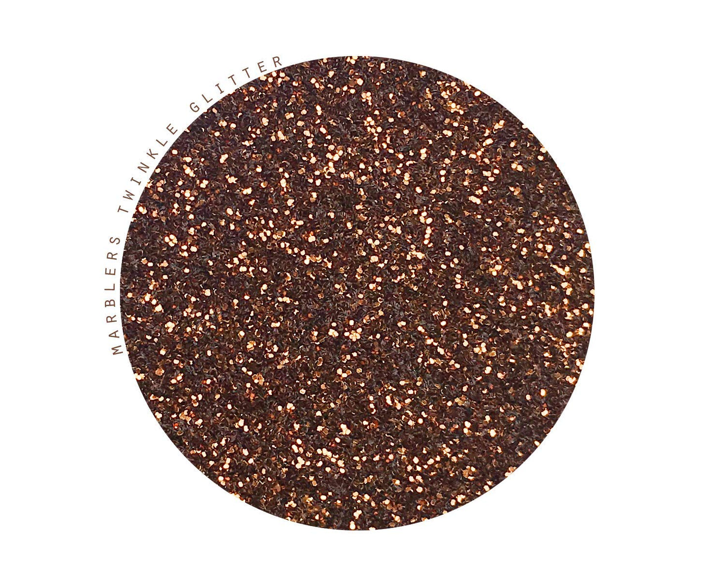 MARBLERS Twinkle Glitter [Pecan] 1.5oz (42g) | Fine | Non-Toxic, Vegan, Cruelty-Free | Face, Body, Eyeshadow, Hair, Festival, Party Makeup | Nail Art