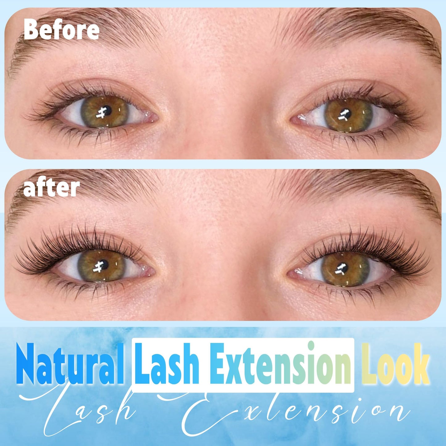 Natural Lash Extension Kit Cluster Lashes Kit Cluster Eyelash Extension Kit 220Pcs C-curly DIY Eyelash Extension Kit Short 10-14MM Individual Lashes Beauty and Personal Care Newcally