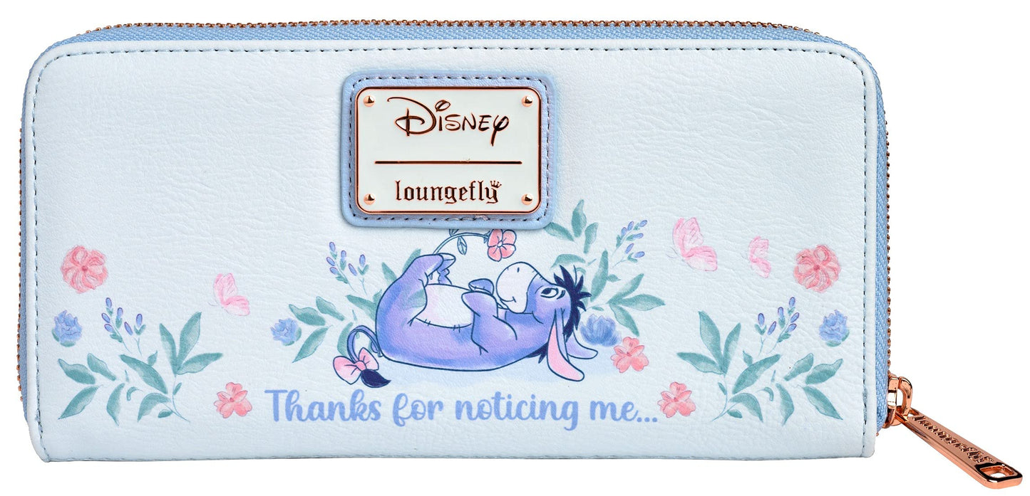 Loungefly Disney Eeyore Wallet Zip Around Clutch (Blue, Eeyore)