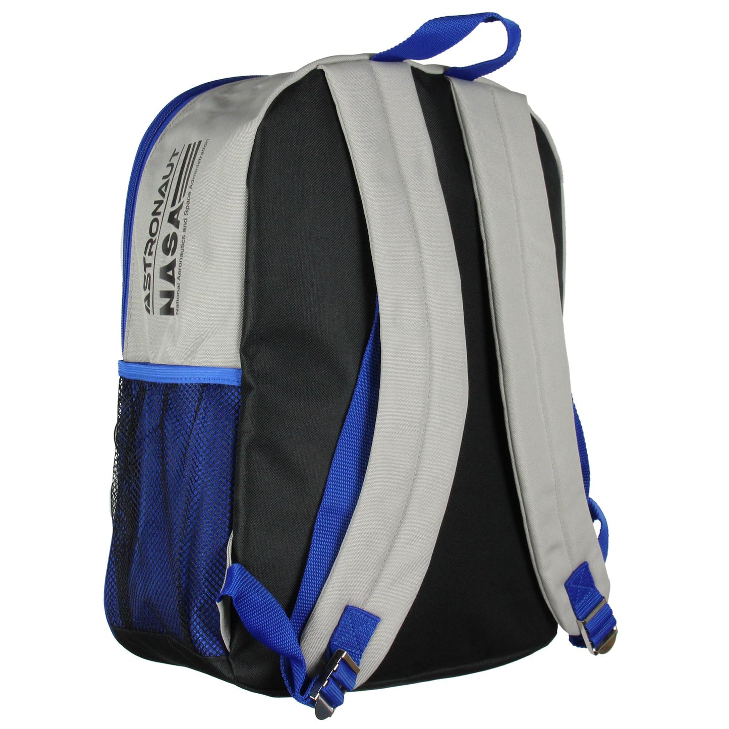 NASA Astronaut 17" Backpack Space Shuttle Helmet Suit Meatball Logo Patches Kids Travel School Book Bag