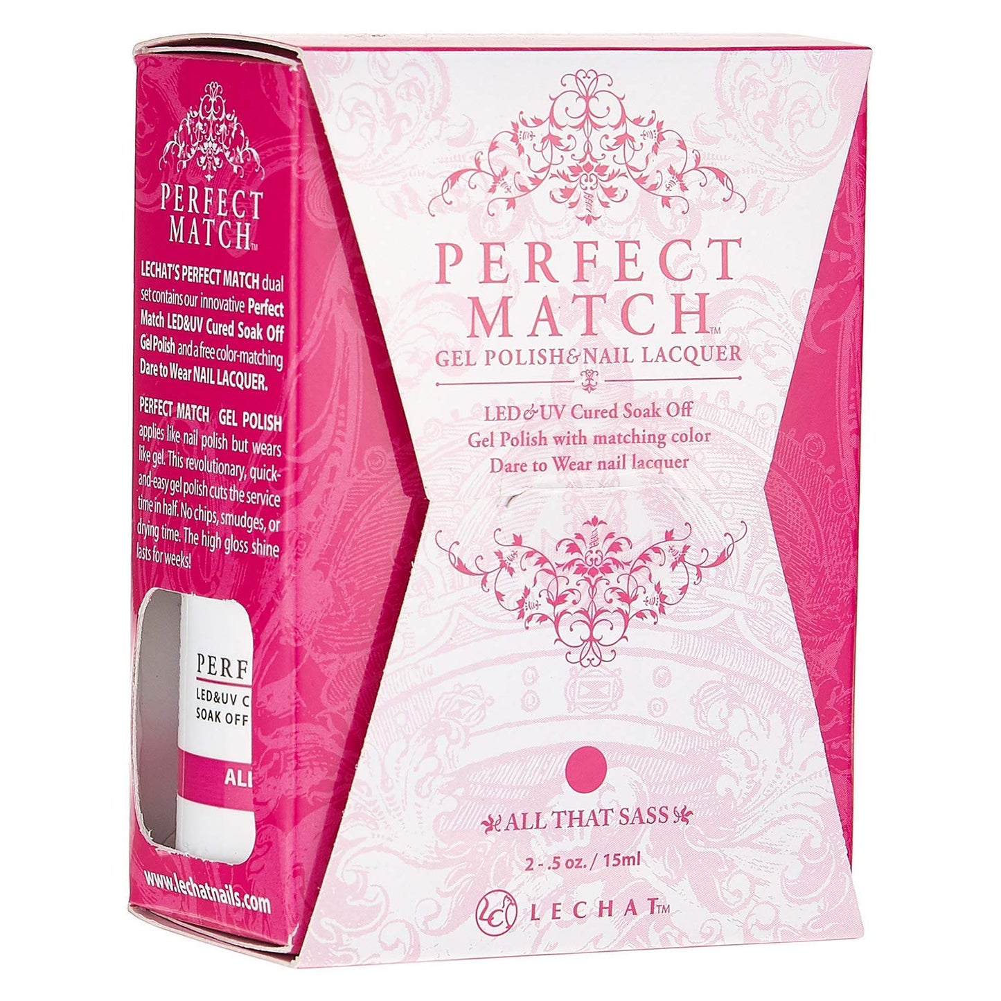 LeChat Perfect Match Gel Polish, All That Sass, 0.5 Ounce (PMS179) Beauty & Personal Care LECHAT