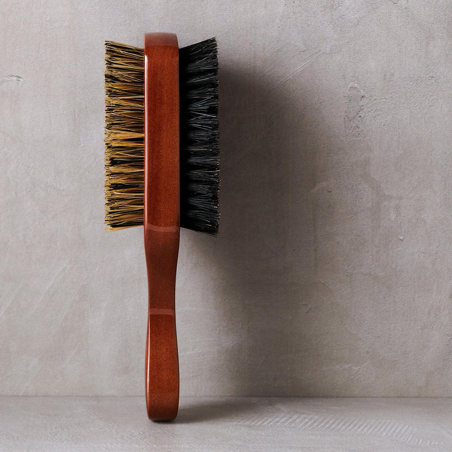 Diane Premium 100% Boar Bristle 2-Sided Club Brush for Men and Barbers - Medium and Firm Bristles for Thick Coarse Hair