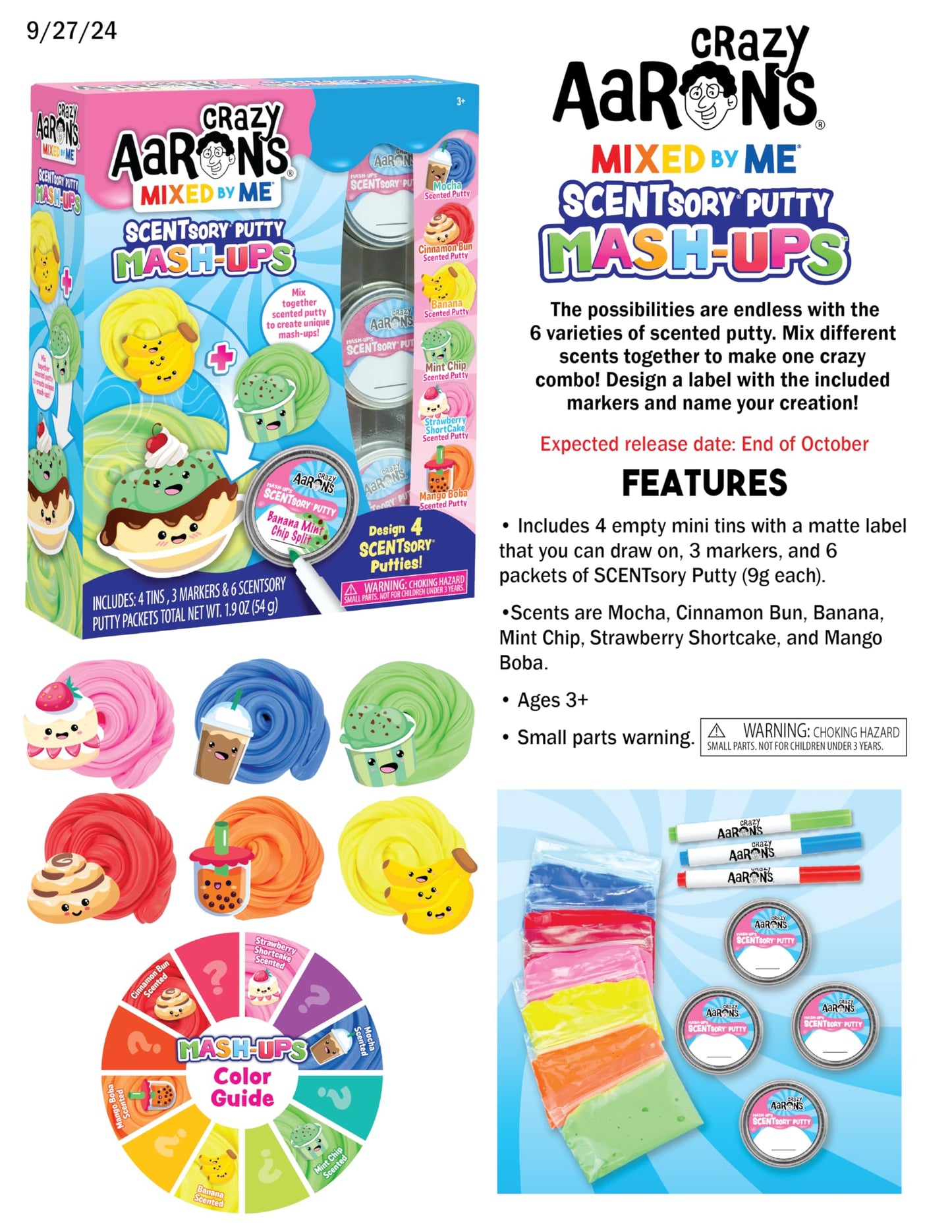 Crazy Aaron's® Mixed by Me SCENTsory(tm) Putty Mash-Ups - Made in USA