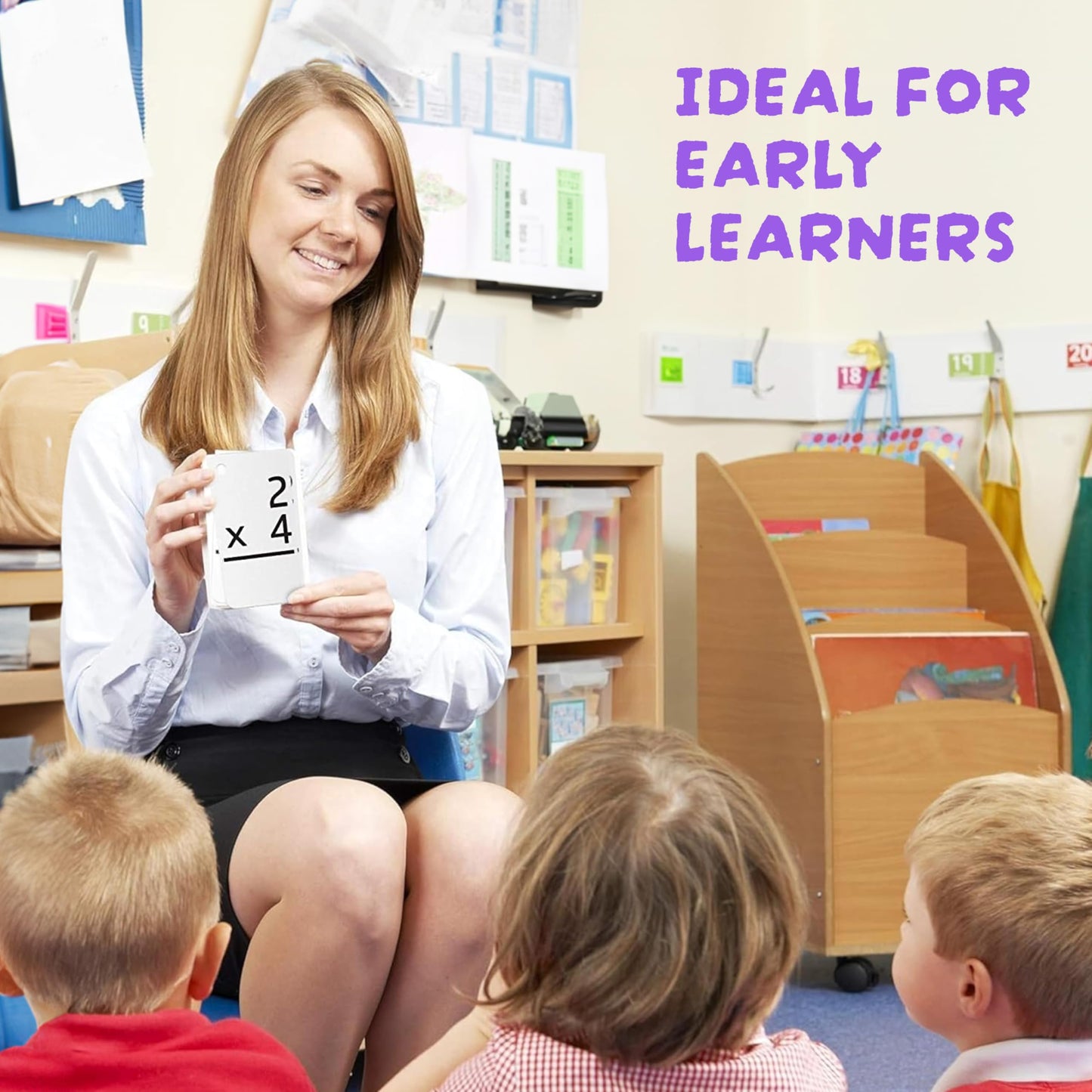 Star Right Multiplication Flash Cards | 169 Math Study Cards with Binder Rings | Times Tables Practice Set for Kids Ages 8+ Home or School