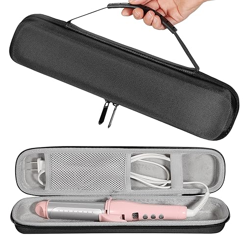 ZbFwmx Travel Case for Hair Straightener Bag Hot Tools Curling Iron Travel Straightener Case Electric Hot Comb Flat Iron Hair Straight Styler (Only