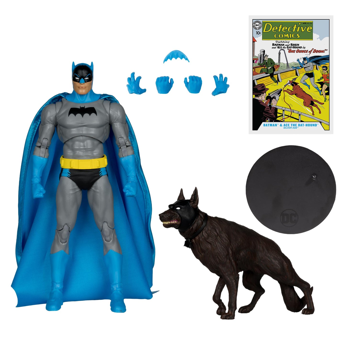 McFarlane Toys - DC Multiverse Batman & Ace The Bat-Hound (Silver Age) 7in Action Figure
