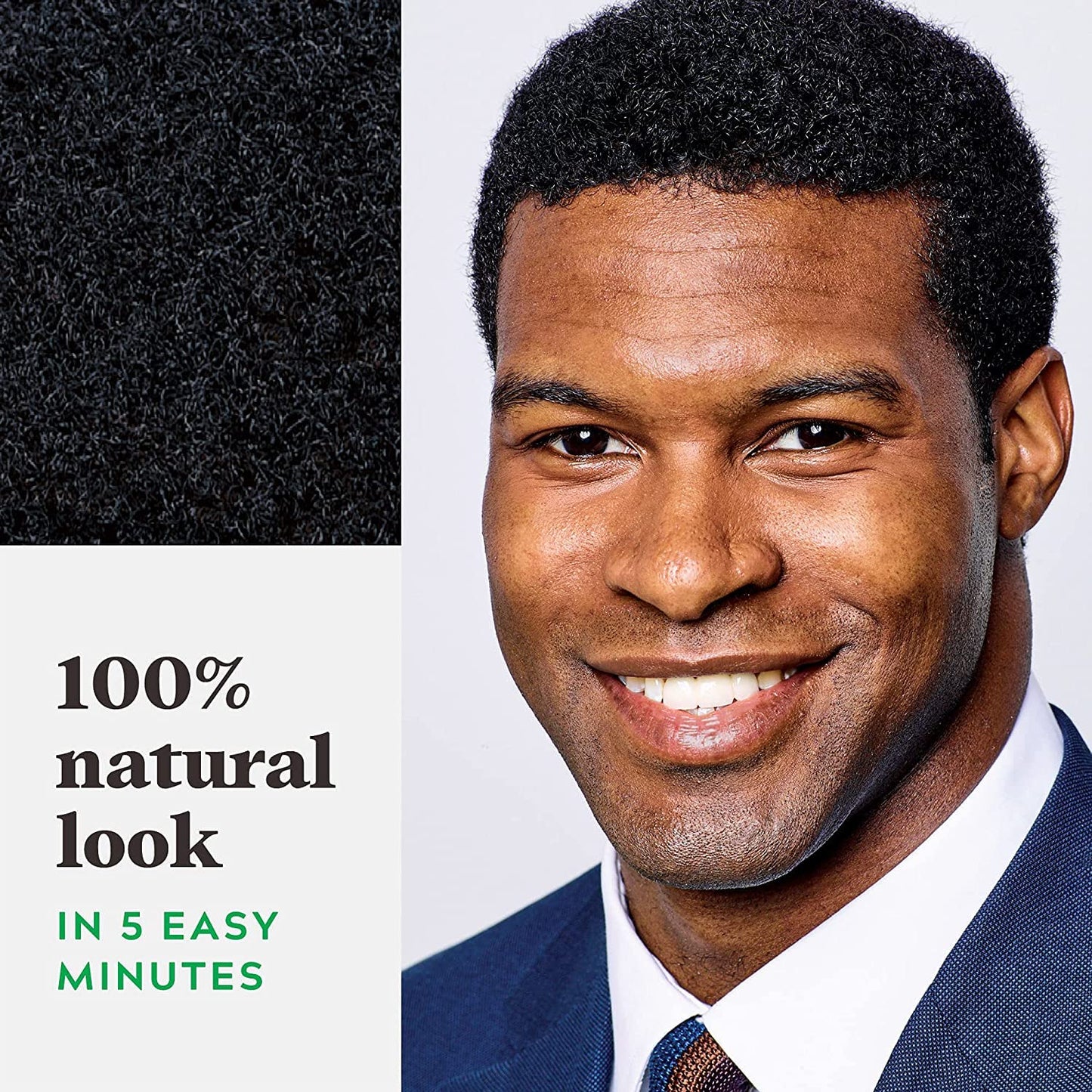 Shampoo-In Hair Color Jet Black - H-60 by Just For Men for Men - 1 Application Hair Color