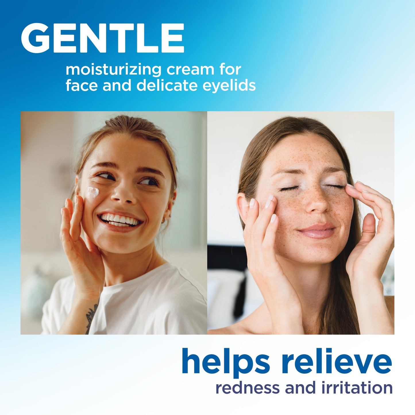 Flexitol Face and Eyelid Eczema Cream for Sensitive Skin, 5% Colloidal Oatmeal, Soothing Eye Treatment for Eczema and Dermatitis, Hydrating Non-Greasy
