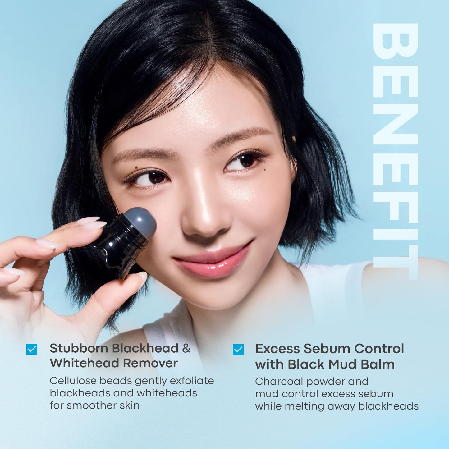 TONYMOLY Tako Pore Blackhead Remover Scrub Stick Charcoal & Dead Sea Salt Exfoliator for Blackheads, Whiteheads, Pore Cleansing & Oil Control, 0.8 oz Beauty and Personal Care TONYMOLY