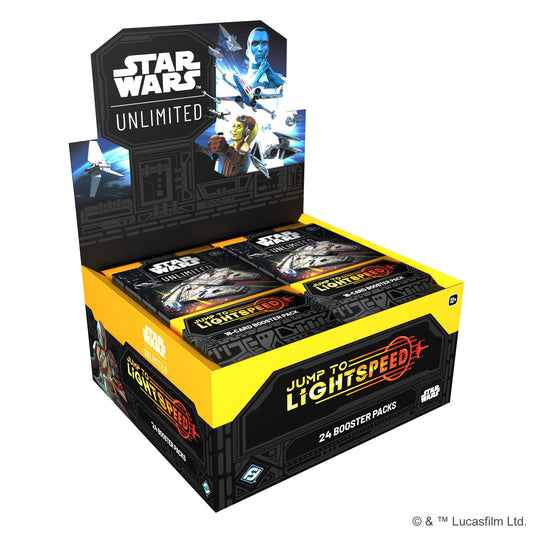 Asmodee Star Wars: Unlimited TCG Jump to Lightspeed Booster Display (Set of 24 Booster Packs) - Trading Card Game for Kids & Adults, Ages 12+, 2+…