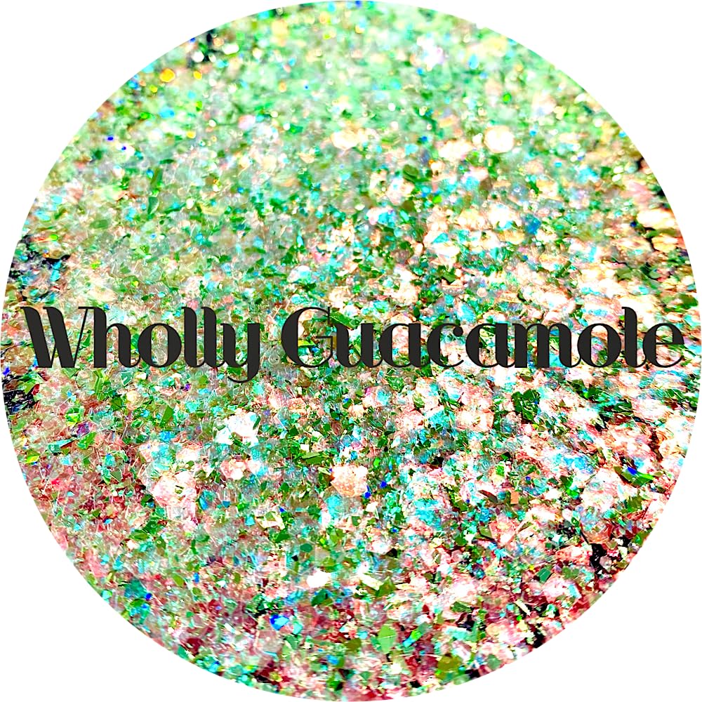 Green Polyester Glitter | Craft Glitter | Glitter for Arts & Crafts | Tumblers | Cosmetics | Nails | Epoxy Resin Art | Slime | DIY | Body Glitter | 1