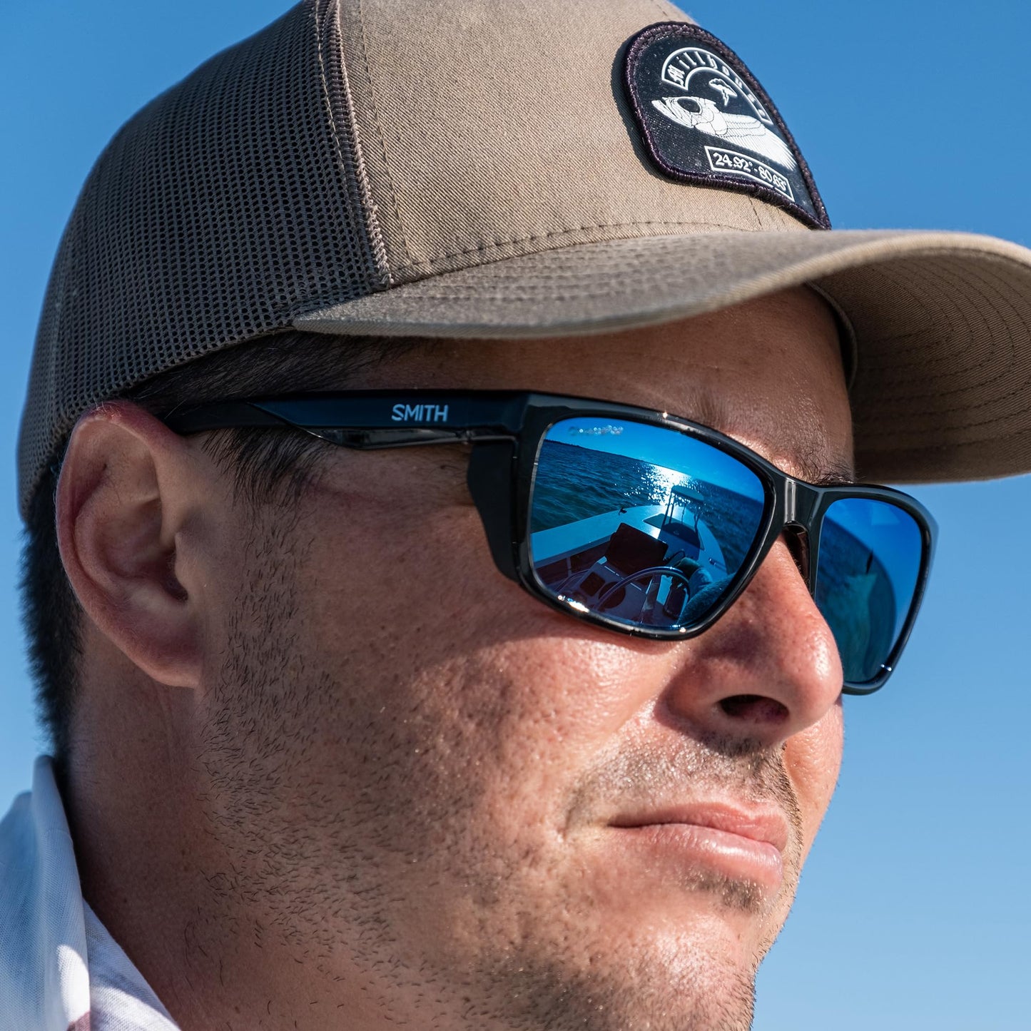 SMITH Longfin Sunglasses - Performance Sports Active Sunglasses for Watersports, Fishing & More - For Men & Women - Matte Black + Black ChromaPop