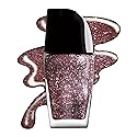 wet n wild Wild Shine Nail Polish, Glitter Purple Sparked, Nail Color