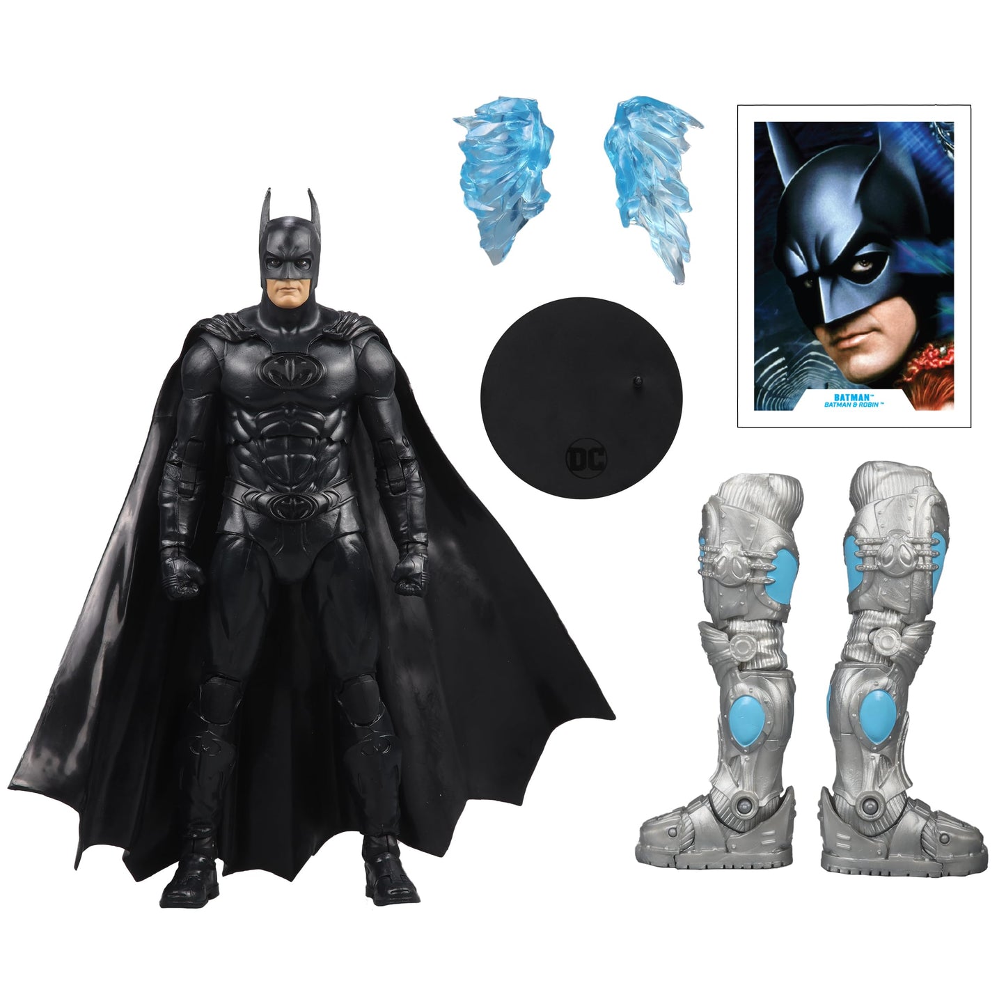 McFarlane Toys - DC Multiverse Batman (Batman & Robin) 7in Build-A Figure,Black