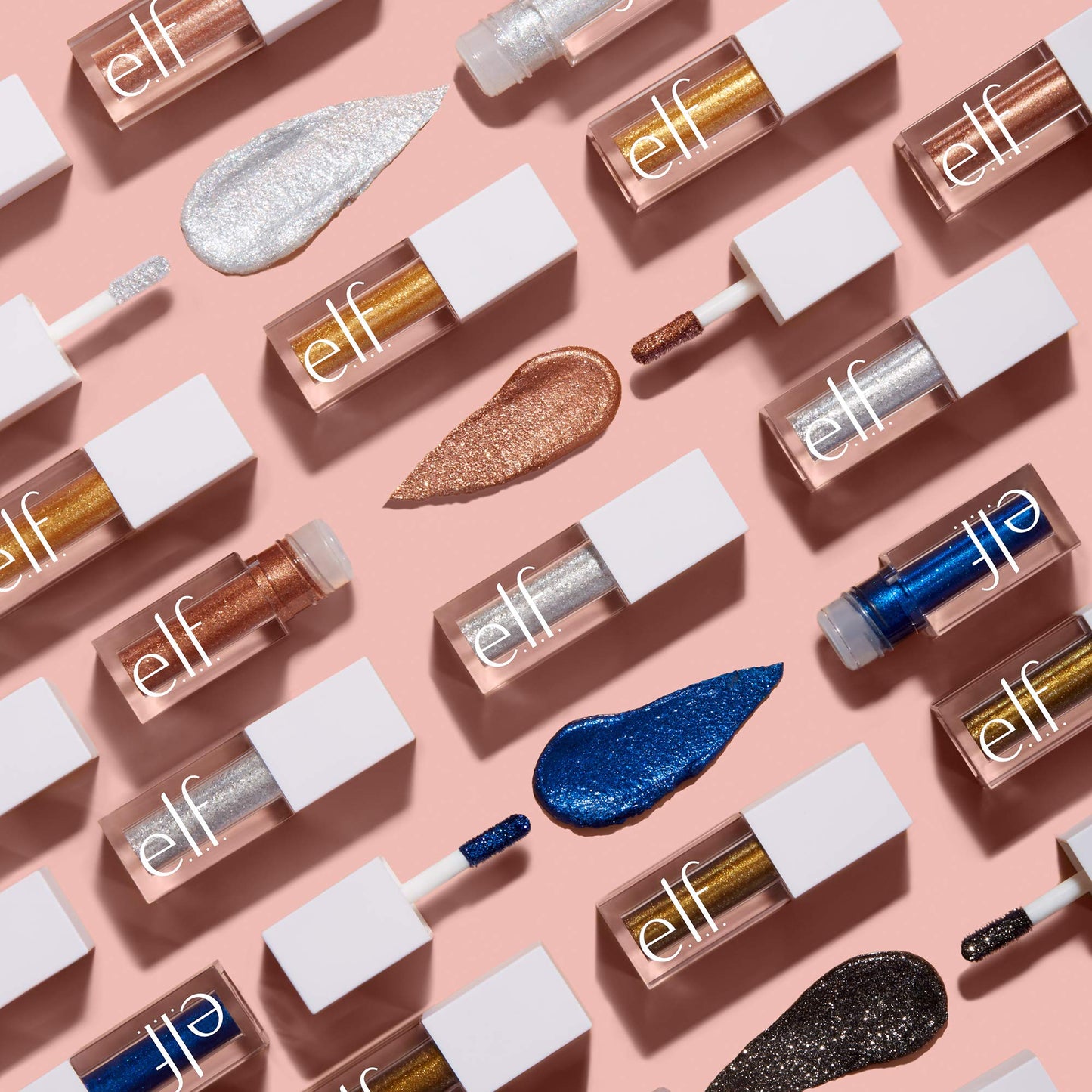 e.l.f. Liquid Glitter Eyeshadow, Long Lasting, Quick-Drying, Opaque, Gel-Based Eyeshadow For Creating High-Impact,  Disco Queen, 0.10 Fl Oz