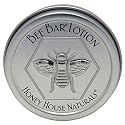 Honey House Solid Lotion Bee Bar - No Added Scent - 0.6 oz - New in Silver Embossed Tin Case