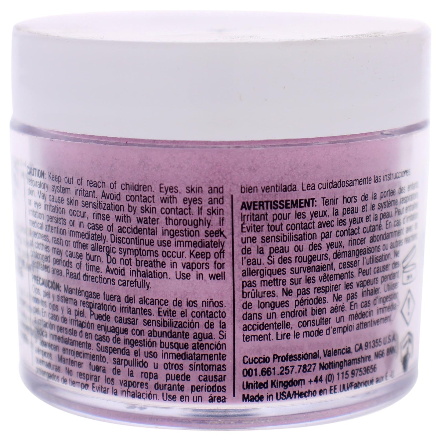 Cuccio Colour Powder Nail Polish - Lacquer For Manicures And Pedicures - Highly Pigmented Powder That Is Finely Milled - Durable Finish With A