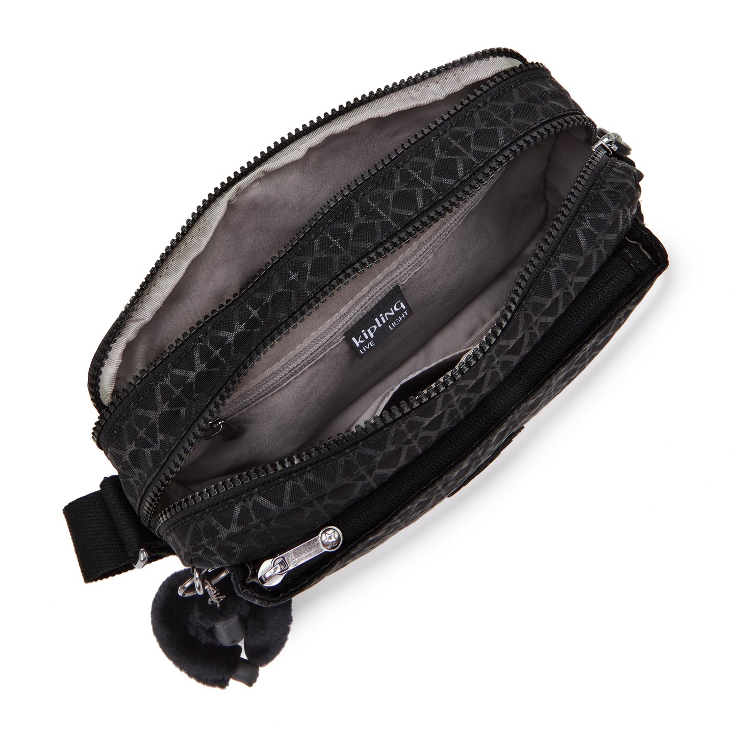 Kipling Women's Abanu Medium Prt2 Crossbody Bag, Lightweight, Adjustable Waist Pack with Multi-Compartment Zip Pockets