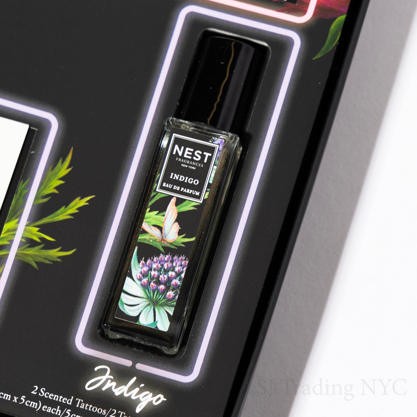 NEST Fragrances Black Tulip & Indigo 0.2 fl oz Scented tatoo set