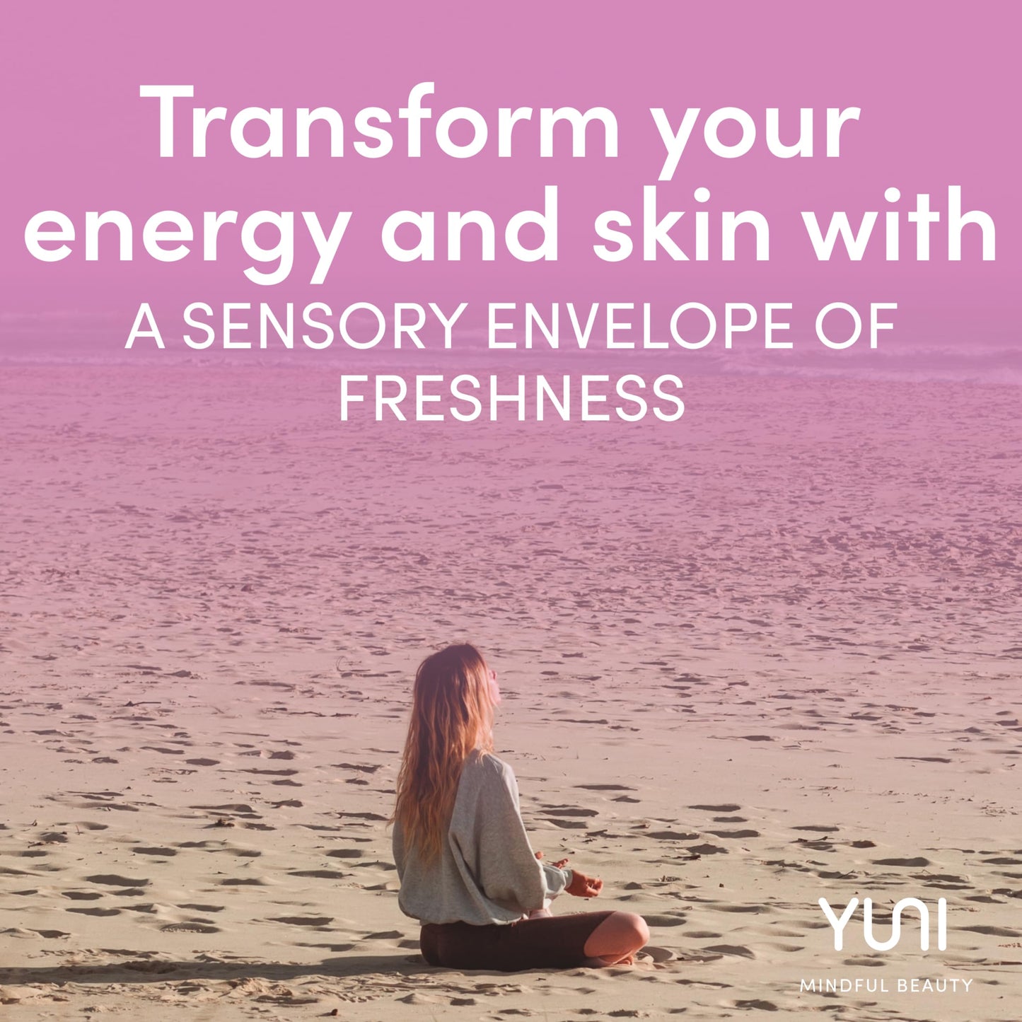 YUNI Beauty Calming Body Mist (4oz) My OM World - Natural Aromatic Oils - Relaxing Stress Relief - Promotes Focus & Clarity - All Natural
