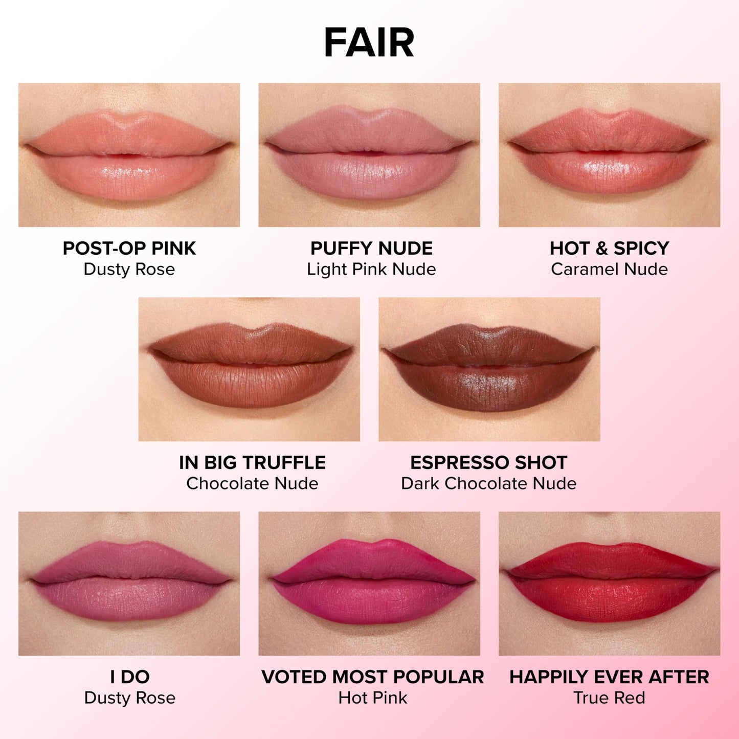 Too Faced Lip Injection Extreme Lip Shaper | Plumping, Waterproof, Liner Pencil, 0.01 Ounce, Post-Op Pink