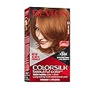 Revlon Colorsilk Beautiful Color Permanent Hair Color, Long-Lasting High-Definition Color, Shine & Silky Softness with 100% Gray Coverage, Ammonia