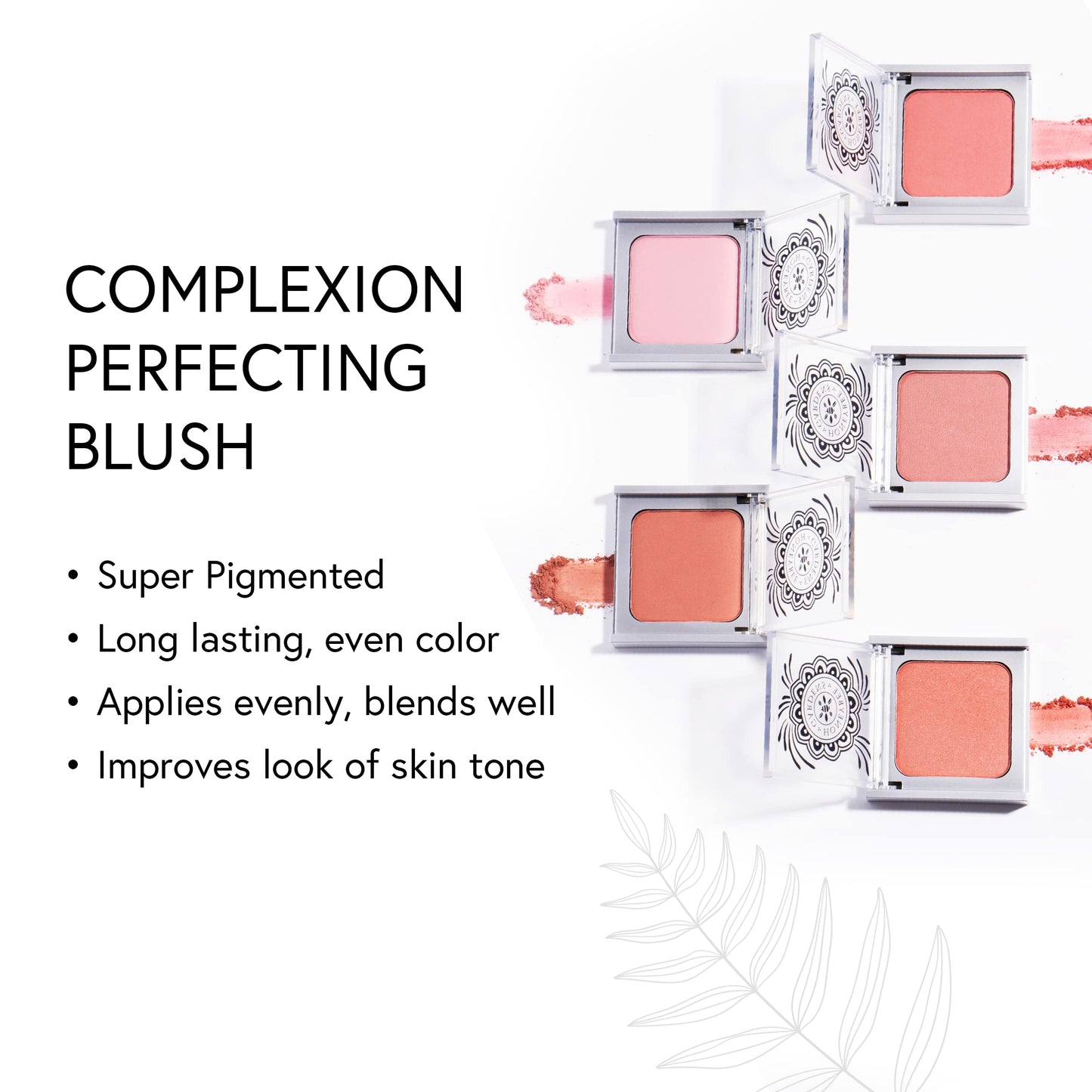 Honeybee Gardens Complexion Perfecting Blush in Rendezvous, Soft Neutral Rose, Pigmented, Vegan & Gluten-Free, 8.5g