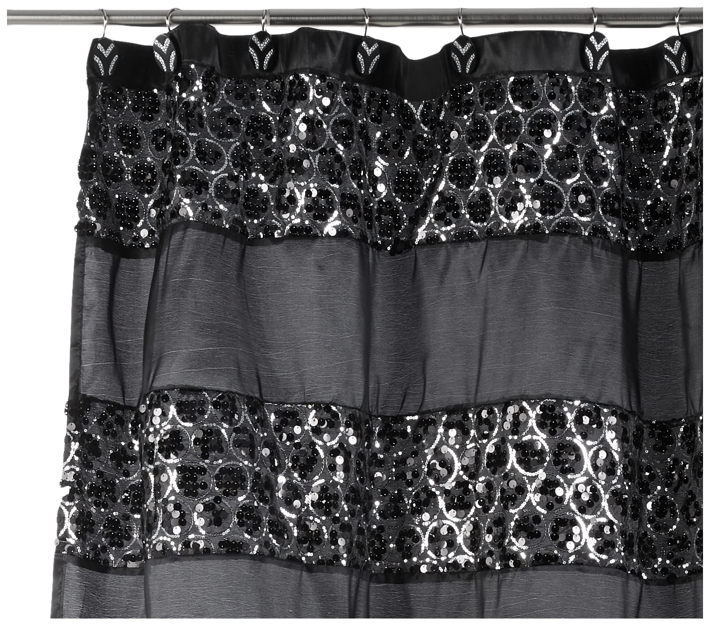 Popular Bath 13pc Sinatra Bathroom Shower Curtain