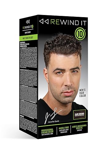 REWIND IT 10 Dark Brown Men's Hair Color