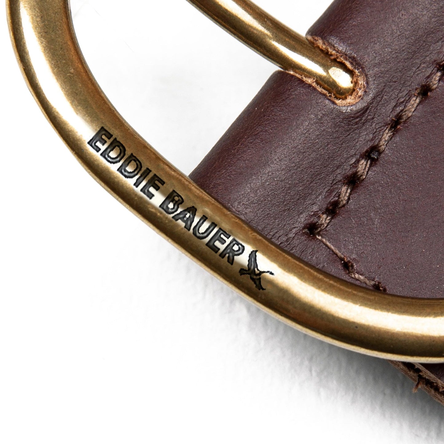 Eddie Bauer Women's Casual Leather Belts with Durable Metal Buckle, Center Bar Woven - Brown, XX-Large