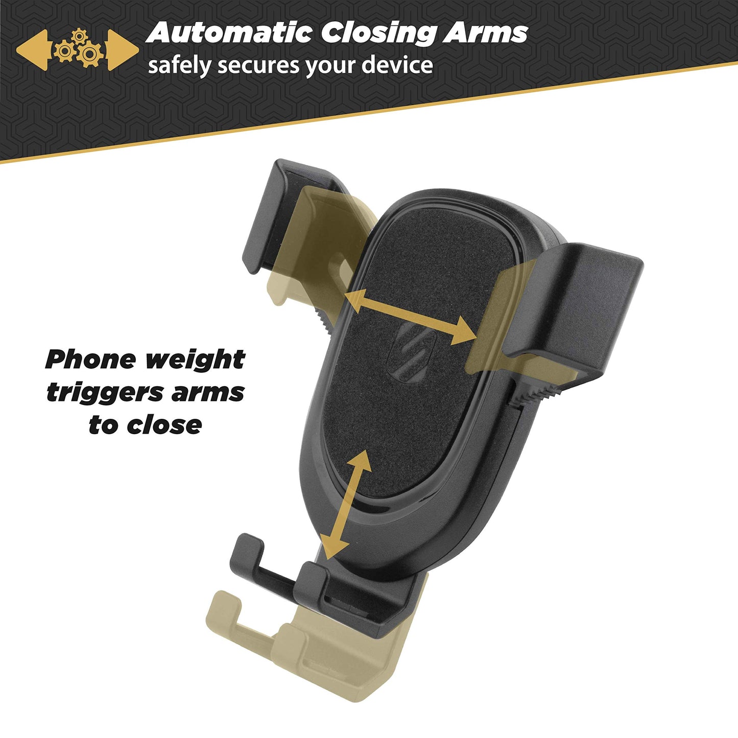 Scosche GHVWD 3-in-1 Universal Suction Cup Phone Mount for Car and Truck Dashboard/Windshield/Vent Mount, 360° Adjustable Phone Stand, Cell Phone…