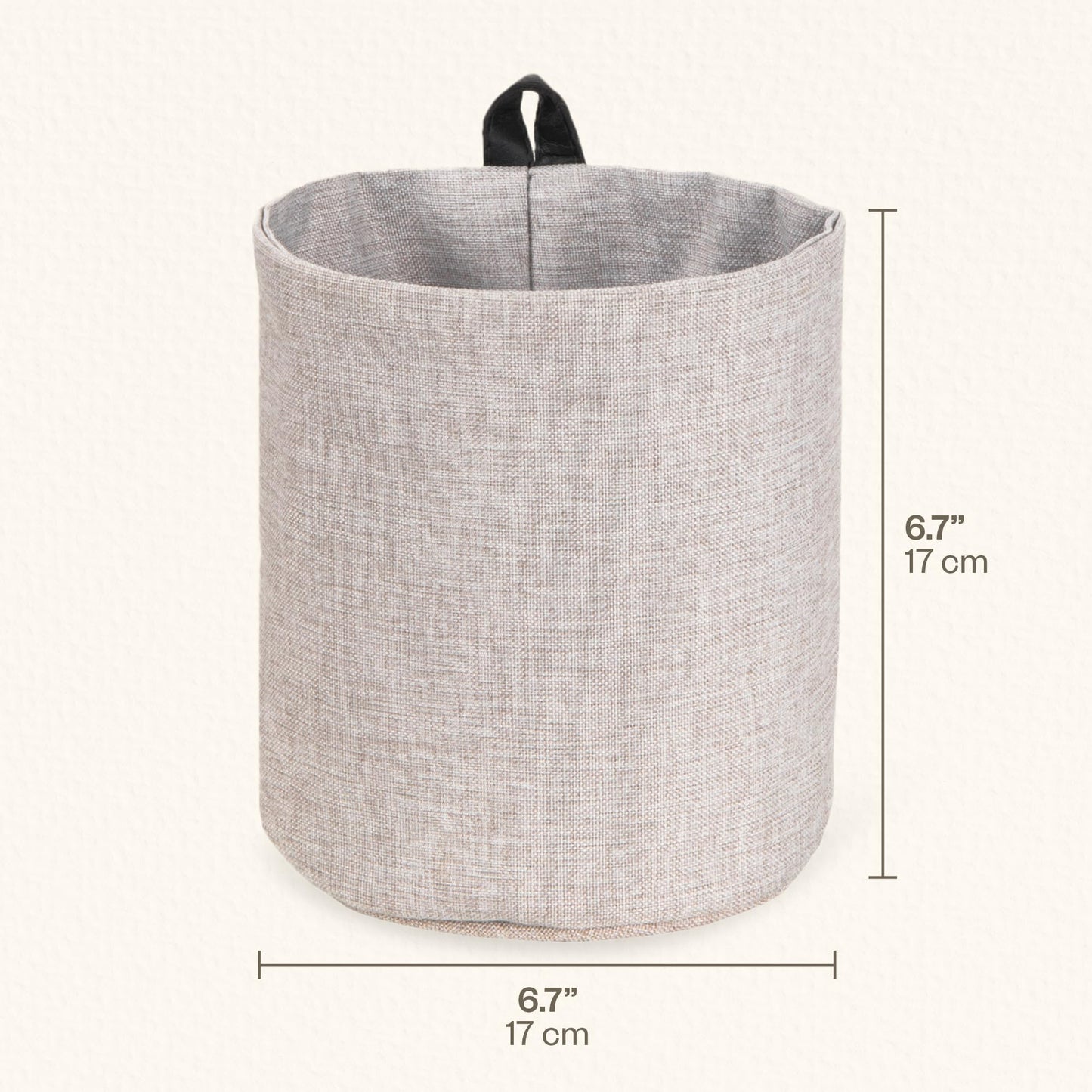 Bigso Box of Sweden Soft Hang Around Hanging Storage Basket Small | For Organizing Everyday Necessities | Collapsible Wall Hanging Storage Basket…