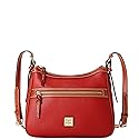 Dooney & Bourke Crossbody Bags for Women, Presley Pebble Grain Leather Crossbody Handbag with Adjustable Shoulder Strap - Red