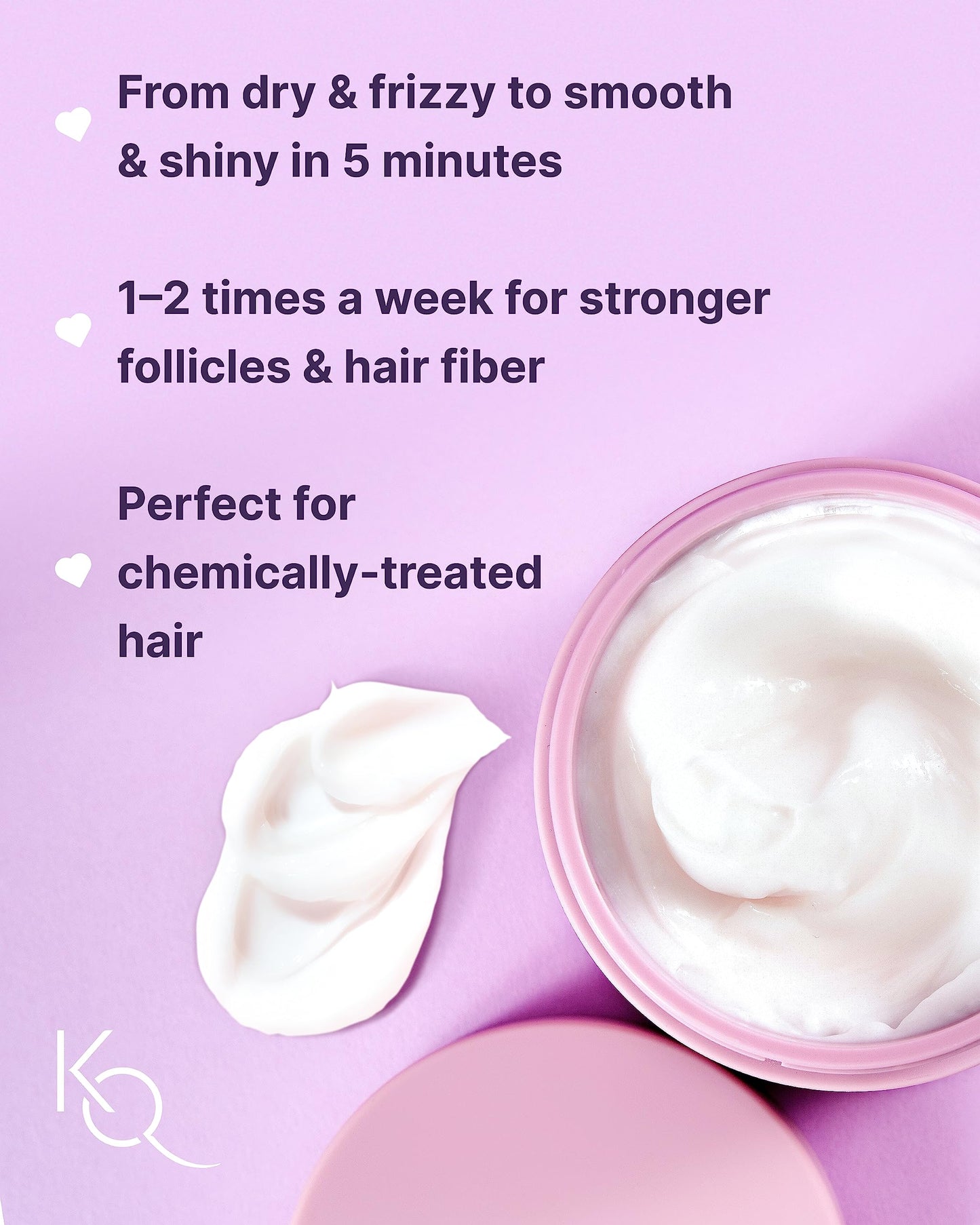 Keranique Hair Mask: Deep Repair & Hydration for Dry, Damaged Hair - Keratin Protein Boost for Fine Strands - Intense Moisturizer for Women