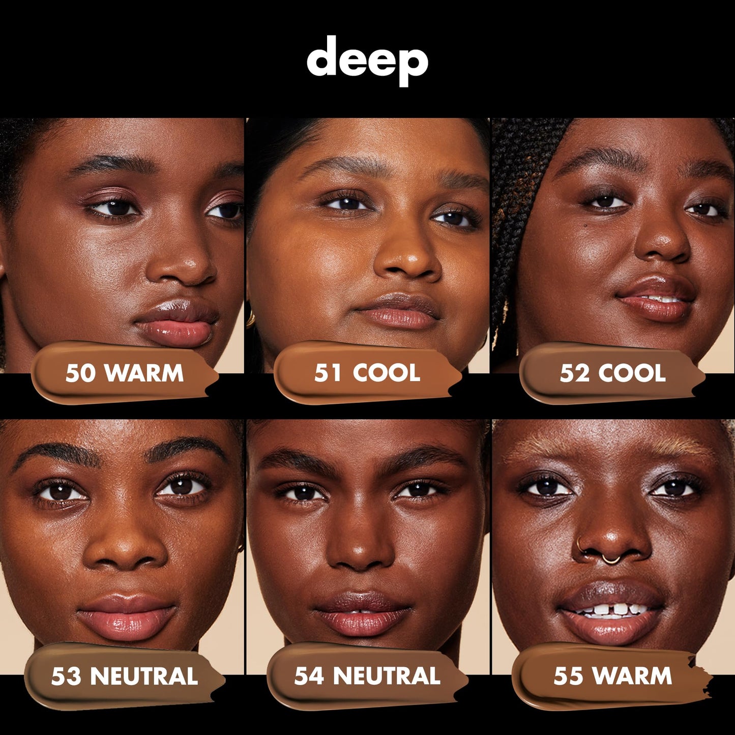 e.l.f. Soft Glam Foundation, Medium Coverage, Long-Lasting & Buildable Foundation For A Smooth, Satin Finish, Vegan & Cruelty-Free, 51 Deep Cool