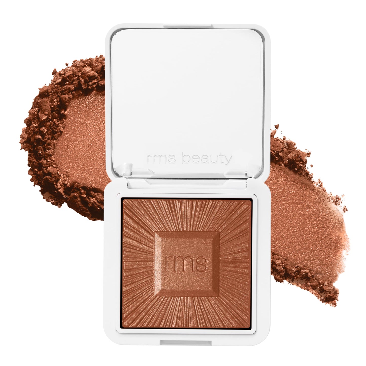 RMS Beauty Redimension Hydra-Bronzer - Talc-Free Gel-to-Powder Bronzer & Highlighter - Hydrating Cream Bronzer for Natural Glow & Sculpted Contour
