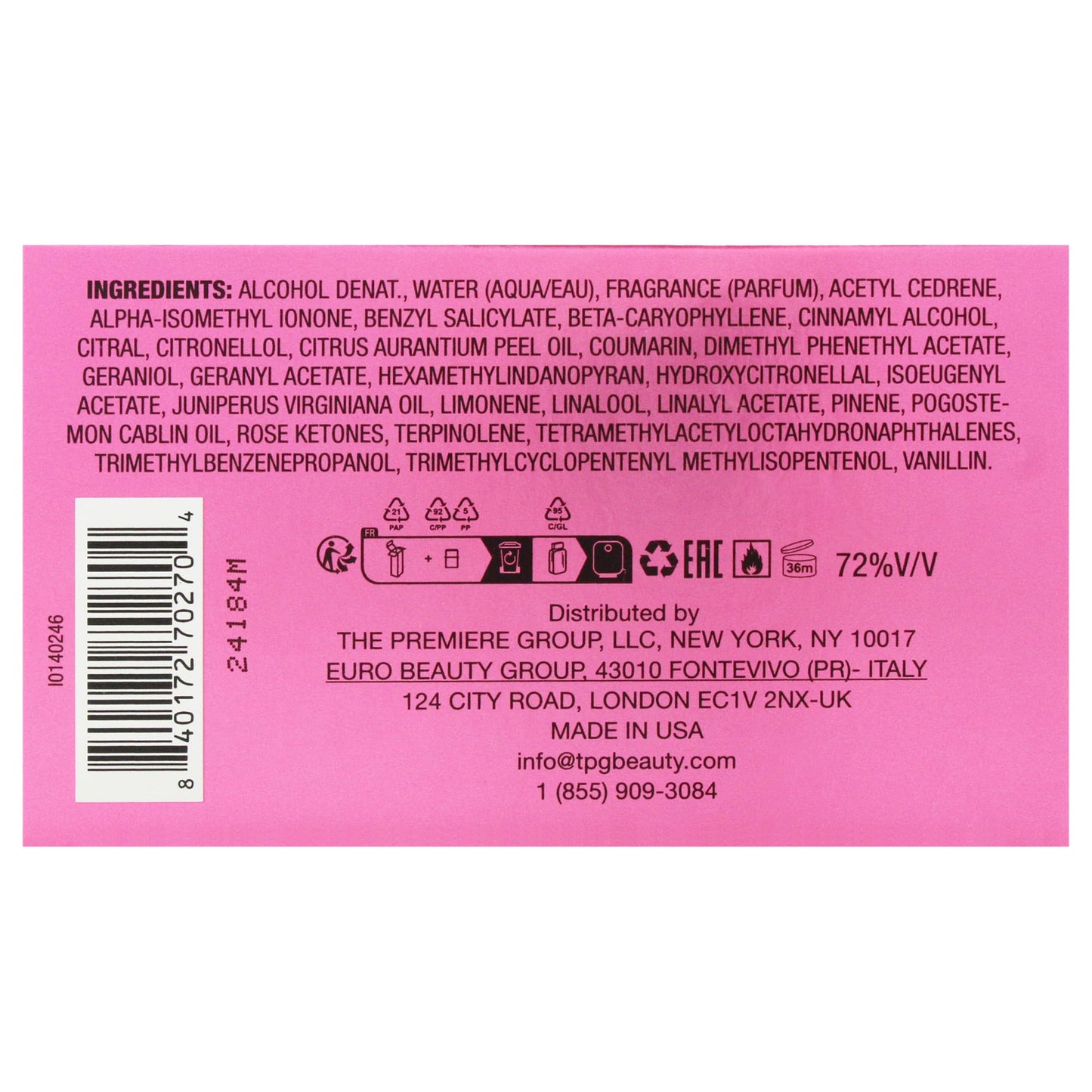Bebe Luxe Wild(W) Edp Sp 3.4Oz(Li Free)