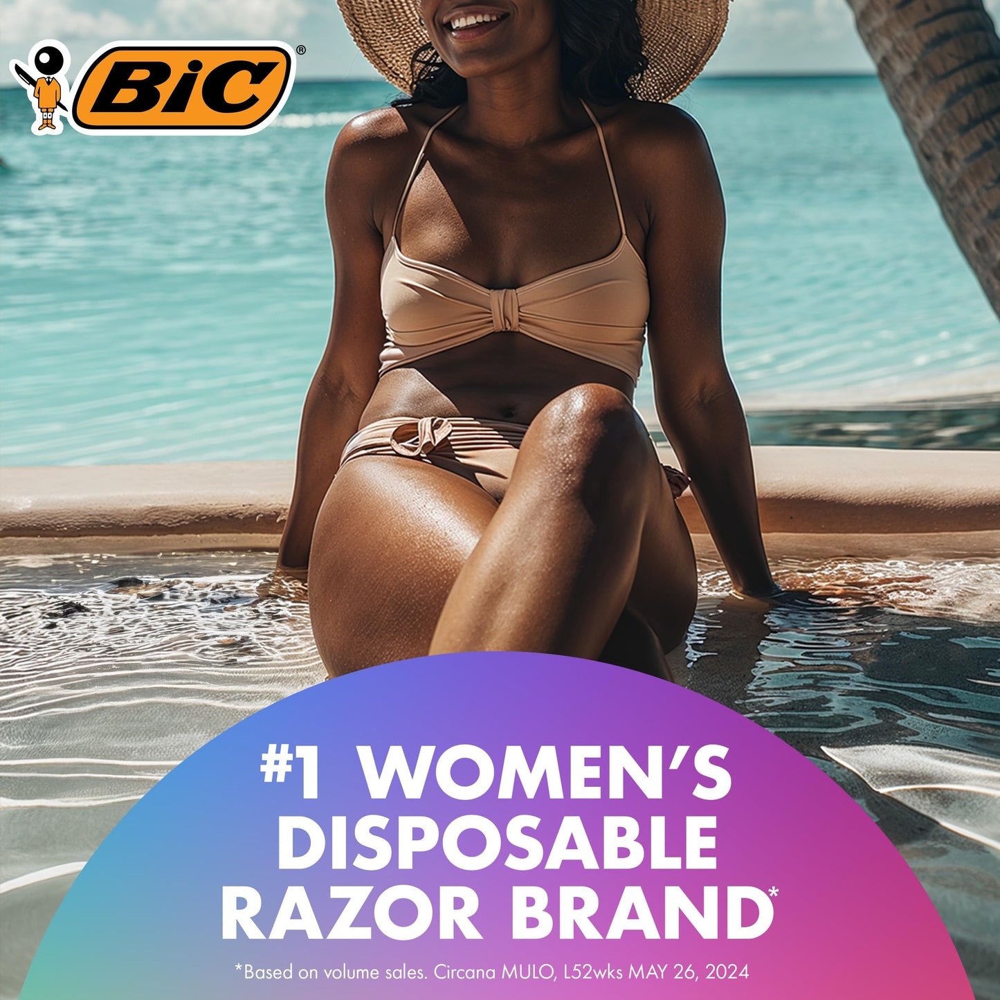 BIC Soleil 3 Colors Women's Disposable with 3 Blade Razors, Aloe Vera and Vitamin E Lubricating Strip for Enhanced Glide, 14-Pack, Stocking Stuffers