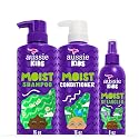 Aussie Kids Hair Care Bundle Set Including: Shampoo (16 Fl Oz), Conditioner (16 Fl Oz) & Detangler Spray (8 Fl Oz), Paraben- Freem Sulfate-Free