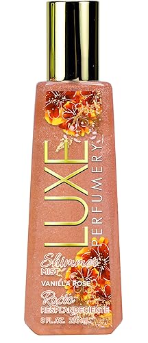 Luxe Perfumery Vanilla Rose Shimmer Mist, 236 mL